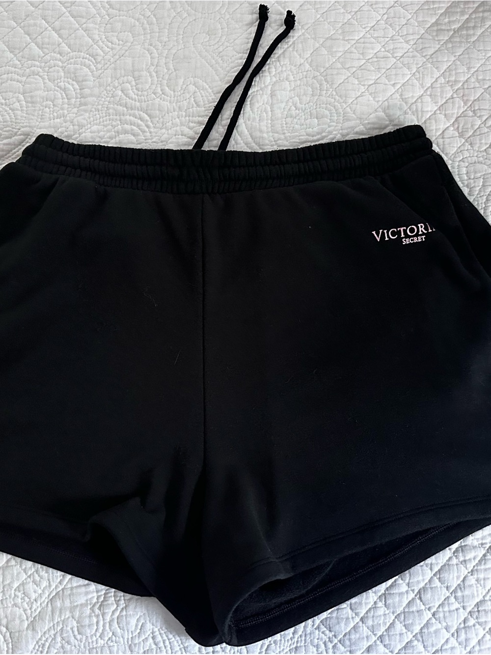 Victoria's Secret Black Athletic Lounge Shorts